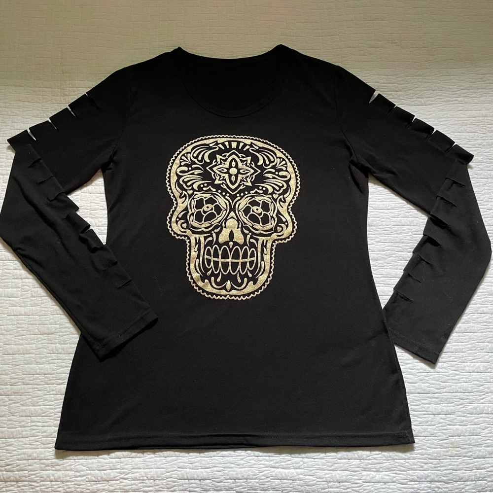 Long sleeved Black T-shirt